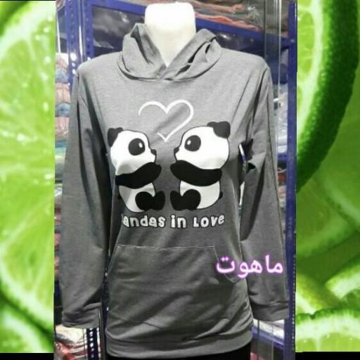 هودی بلند آستین انگستی پاندا